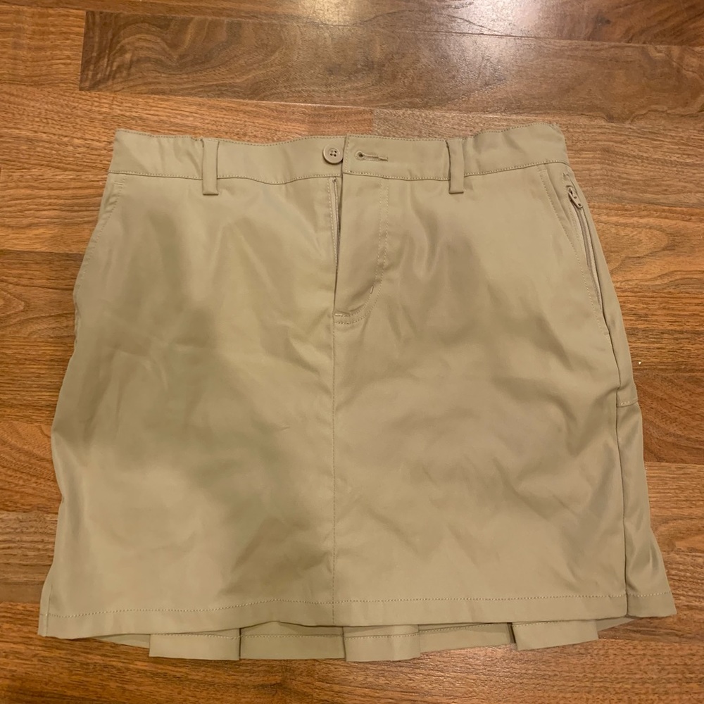 Khaki Uniform Skort